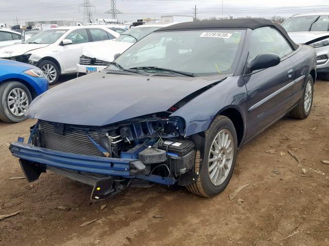 1C3EL55RX5N699671 - 2005 CHRYSLER SEBRING TO BLUE photo 2