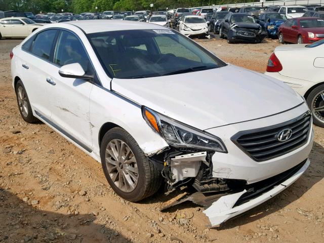 5NPE34AF2FH101124 - 2015 HYUNDAI SONATA SPO WHITE photo 1