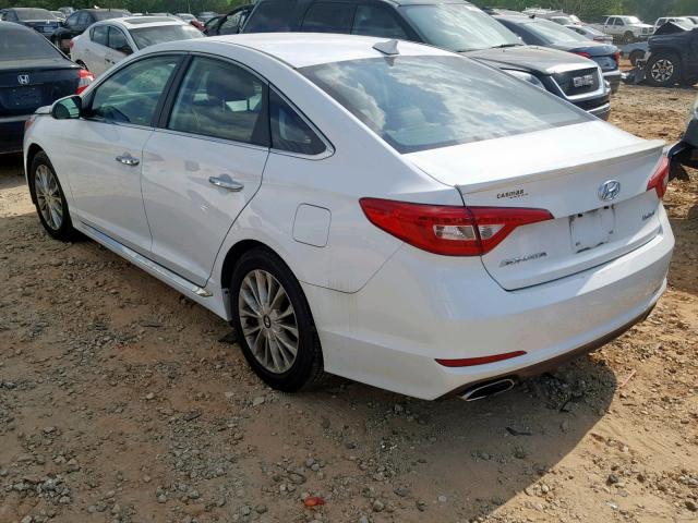 5NPE34AF2FH101124 - 2015 HYUNDAI SONATA SPO WHITE photo 3