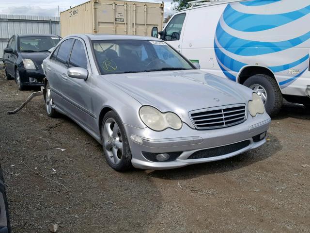 WDBRF40J65F560842 - 2005 MERCEDES-BENZ C 230K SPO SILVER photo 1