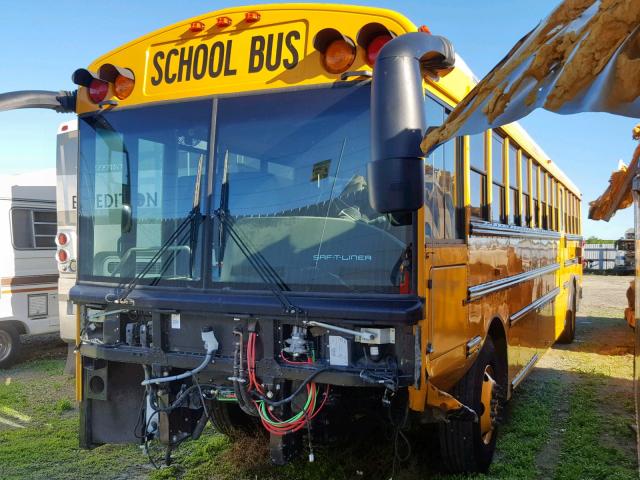 1T7Y84E21H1117592 - 2017 THOMAS SCHOOL BUS YELLOW photo 2