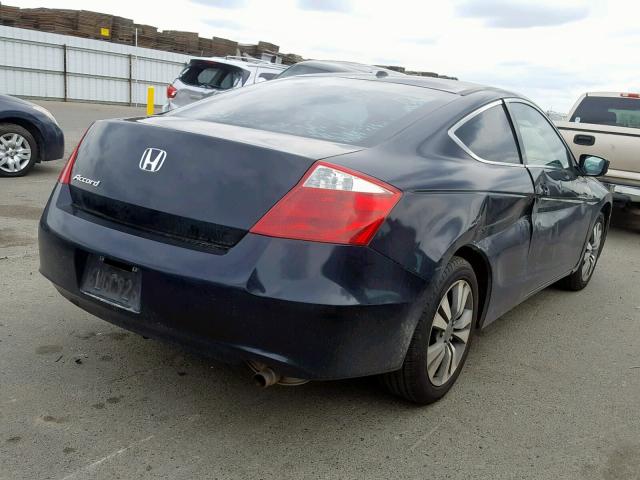 1HGCS12848A022283 - 2008 HONDA ACCORD EXL BLACK photo 4