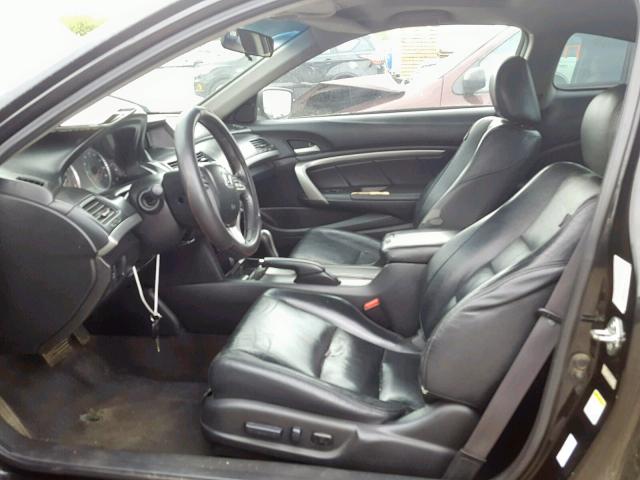 1HGCS12848A022283 - 2008 HONDA ACCORD EXL BLACK photo 5