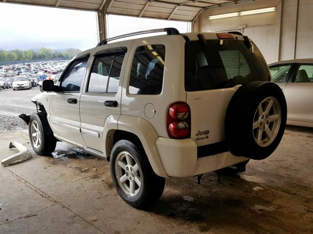 1J4GL58K26W231782 - 2006 JEEP LIBERTY LI WHITE photo 3