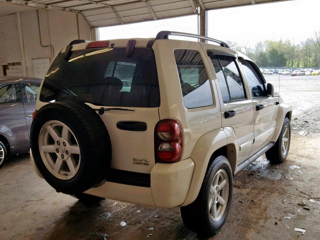 1J4GL58K26W231782 - 2006 JEEP LIBERTY LI WHITE photo 4