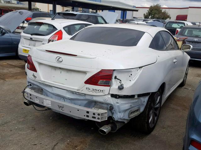 JTHFE2C2XF2511179 - 2015 LEXUS IS 350 WHITE photo 4