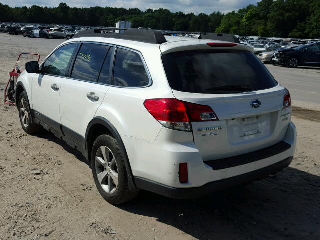 4S4BRDSC7D2211019 - 2013 SUBARU OUTBACK 3. WHITE photo 3