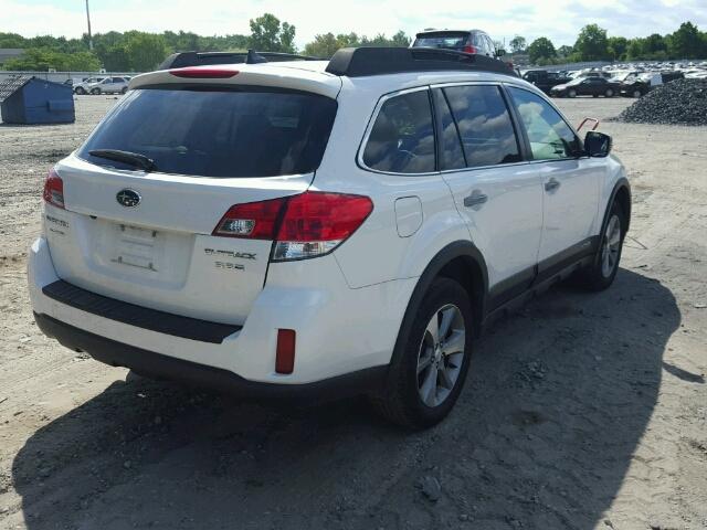 4S4BRDSC7D2211019 - 2013 SUBARU OUTBACK 3. WHITE photo 4