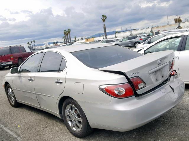 JTHBF30G025009372 - 2002 LEXUS ES 300 SILVER photo 3