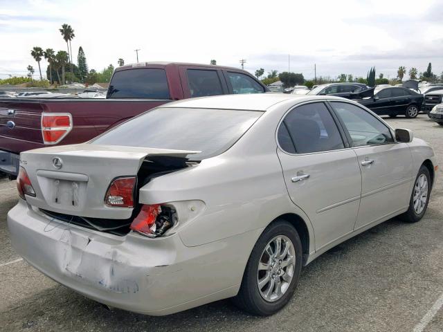 JTHBF30G025009372 - 2002 LEXUS ES 300 SILVER photo 4