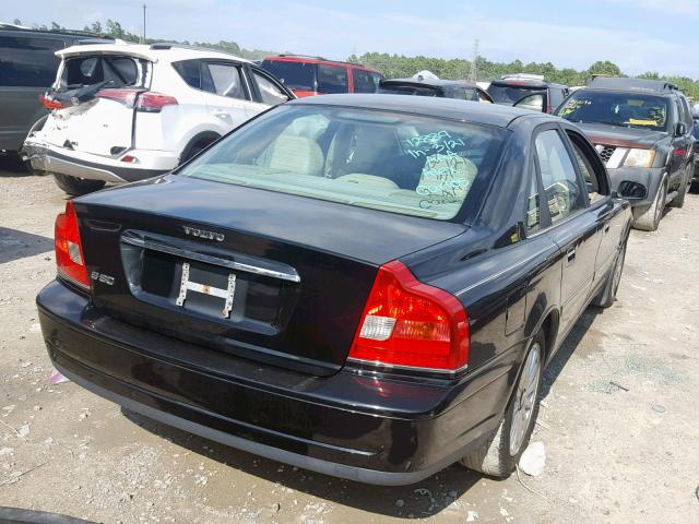 YV1TS92D141341641 - 2004 VOLVO S80 BLACK photo 4