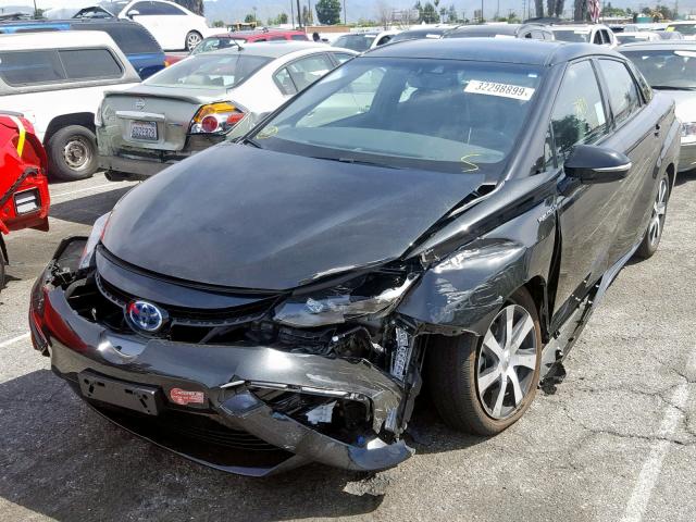 JTDBVRBD1JA004116 - 2018 TOYOTA MIRAI BLACK photo 2