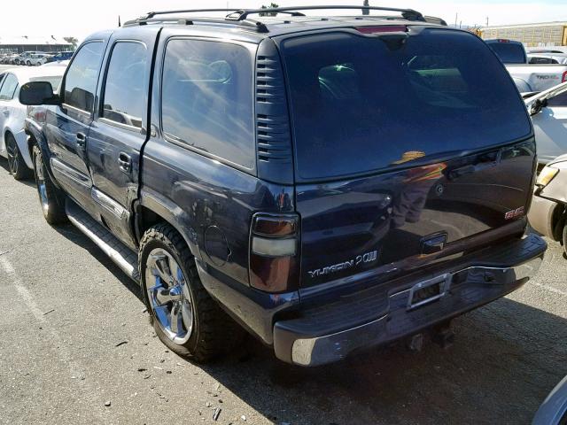 1GKEK13TX4R214947 - 2004 GMC YUKON BLUE photo 3