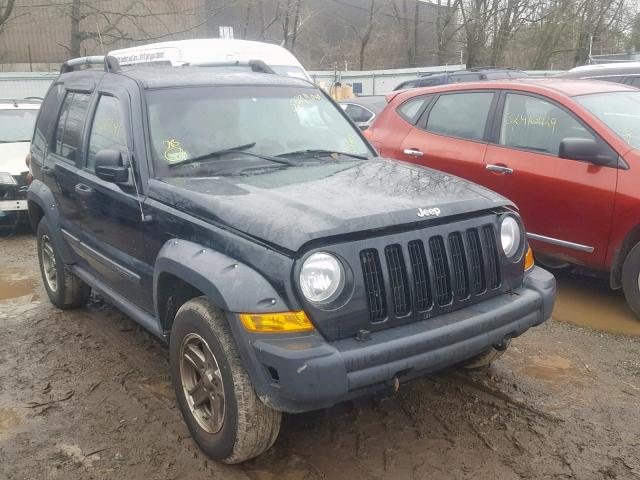 1J4GL38K25W650928 - 2005 JEEP LIBERTY RE BLACK photo 1