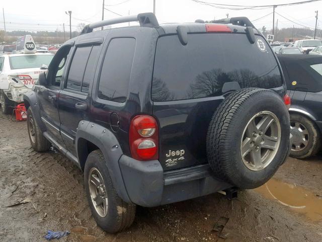 1J4GL38K25W650928 - 2005 JEEP LIBERTY RE BLACK photo 3