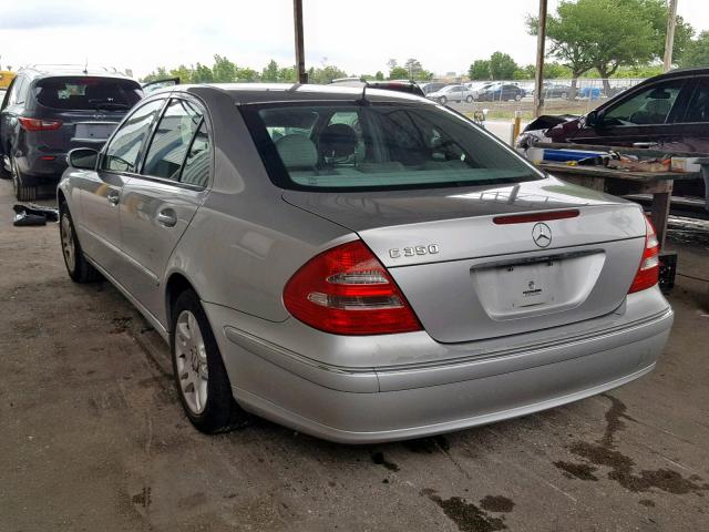 WDBUF56J46A794144 - 2006 MERCEDES-BENZ E 350 SILVER photo 3