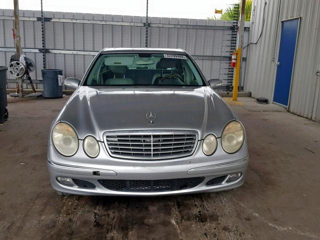 WDBUF56J46A794144 - 2006 MERCEDES-BENZ E 350 SILVER photo 9