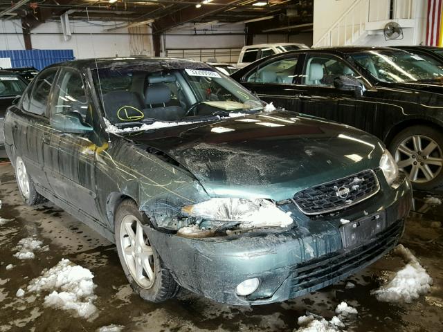 3N1BB51A8YL001776 - 2000 NISSAN SENTRA SE GREEN photo 1