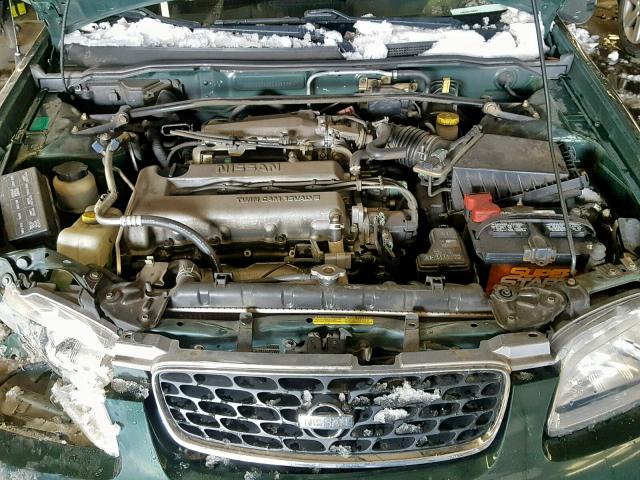 3N1BB51A8YL001776 - 2000 NISSAN SENTRA SE GREEN photo 7