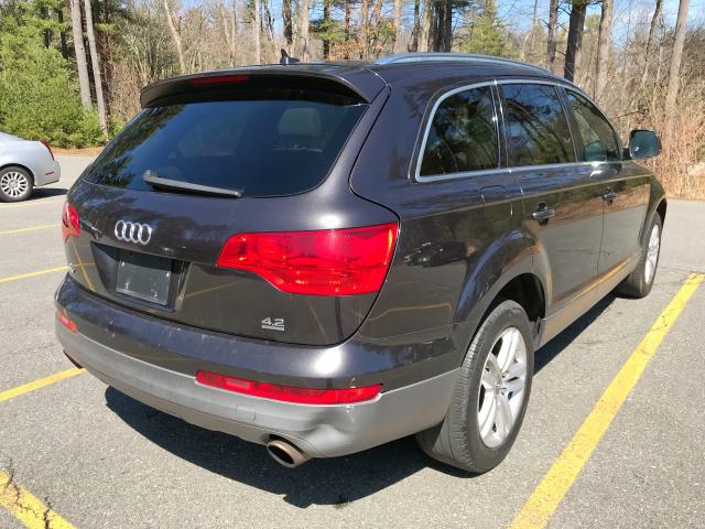 WA1AV74L67D026330 - 2007 AUDI Q7 4.2 QUA GRAY photo 4