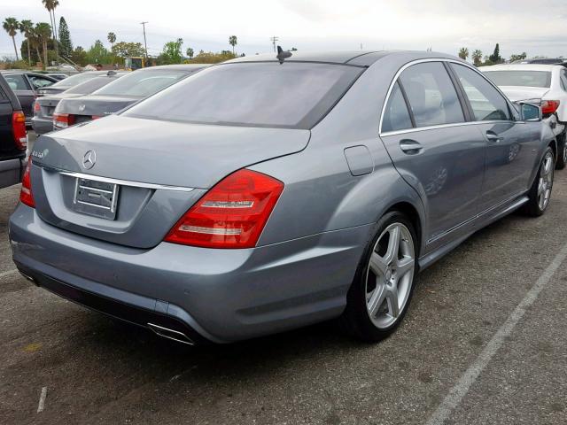 WDDNG7DB8CA452269 - 2012 MERCEDES-BENZ S 550 GRAY photo 4