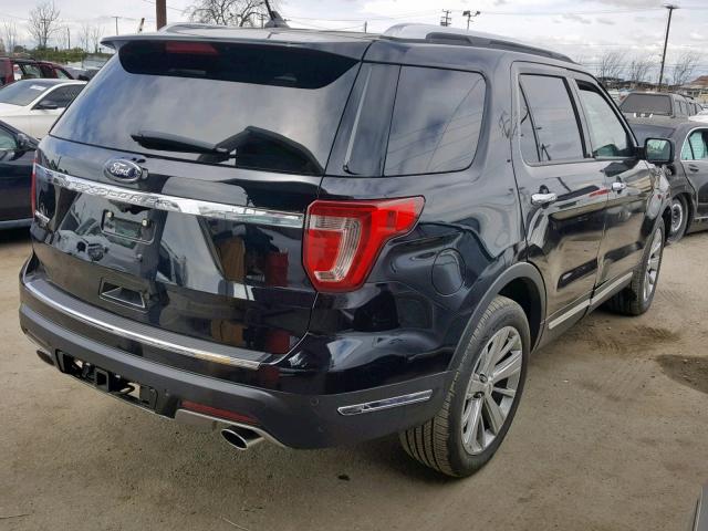 1FM5K7F88KGB11665 - 2019 FORD EXPLORER L BLACK photo 3