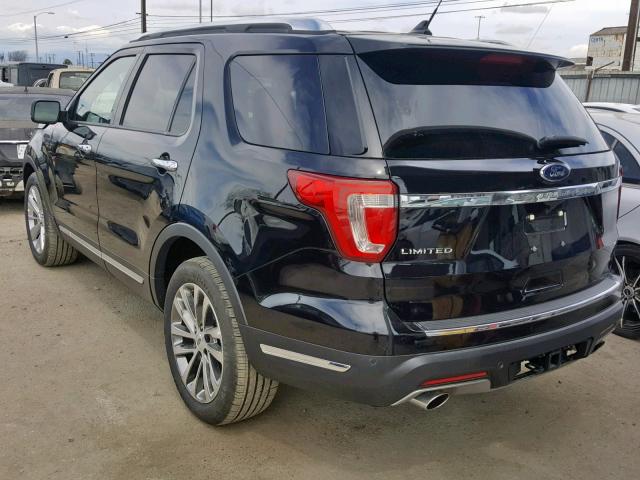 1FM5K7F88KGB11665 - 2019 FORD EXPLORER L BLACK photo 4