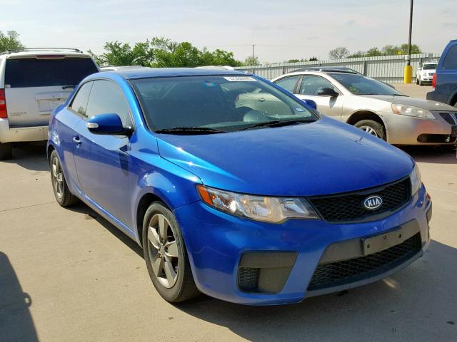 KNAFU6A27A5131770 - 2010 KIA FORTE EX BLUE photo 1