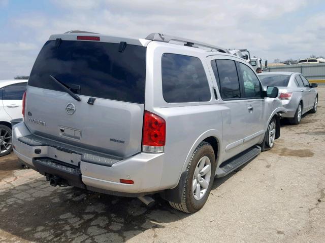 5N1BA0NC4BN609490 - 2011 NISSAN ARMADA SV GRAY photo 4