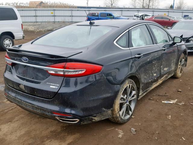 3FA6P0D9XHR176683 - 2017 FORD FUSION TIT BLACK photo 4