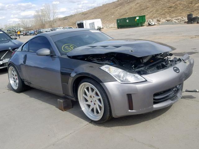 JN1BZ34D57M504112 - 2007 NISSAN 350Z COUPE GRAY photo 1