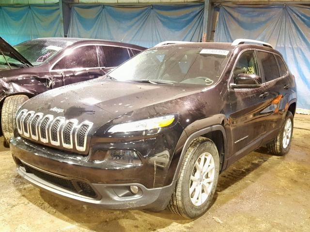 1C4PJMCBXHW612943 - 2017 JEEP CHEROKEE L BLACK photo 2