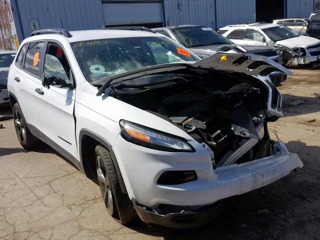 1C4PJLABXHW507879 - 2017 JEEP CHEROKEE S WHITE photo 1