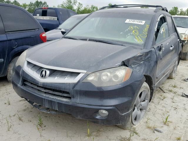 5J8TB18277A012123 - 2007 ACURA RDX GRAY photo 2