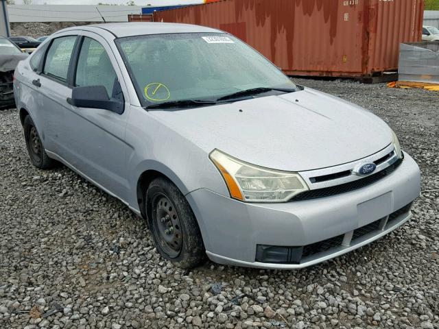 1FAHP34N78W286322 - 2008 FORD FOCUS S/SE SILVER photo 1