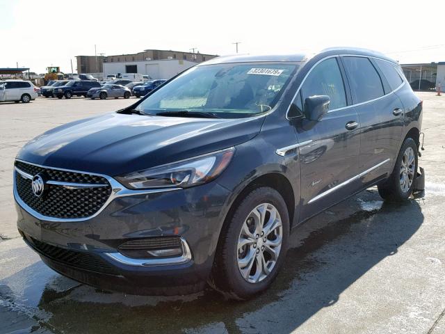 5GAERDKW6KJ147121 - 2019 BUICK ENCLAVE AV GRAY photo 2