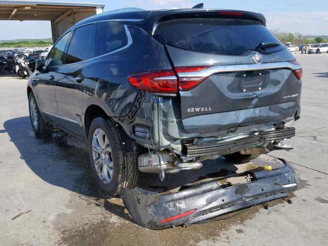 5GAERDKW6KJ147121 - 2019 BUICK ENCLAVE AV GRAY photo 3