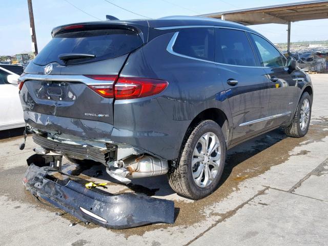 5GAERDKW6KJ147121 - 2019 BUICK ENCLAVE AV GRAY photo 4