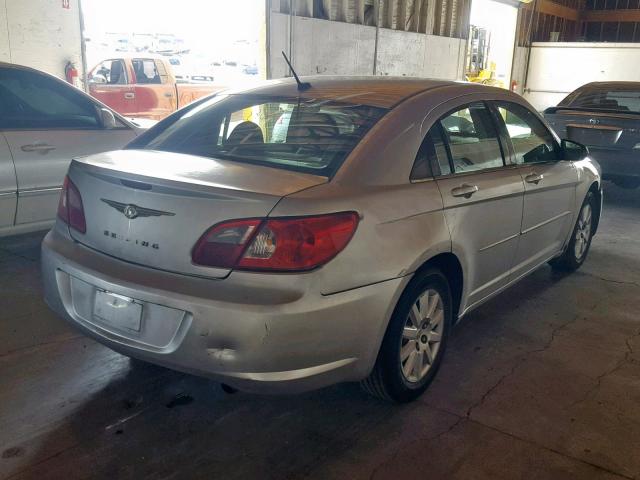 1C3LC46B69N527548 - 2009 CHRYSLER SEBRING LX SILVER photo 4