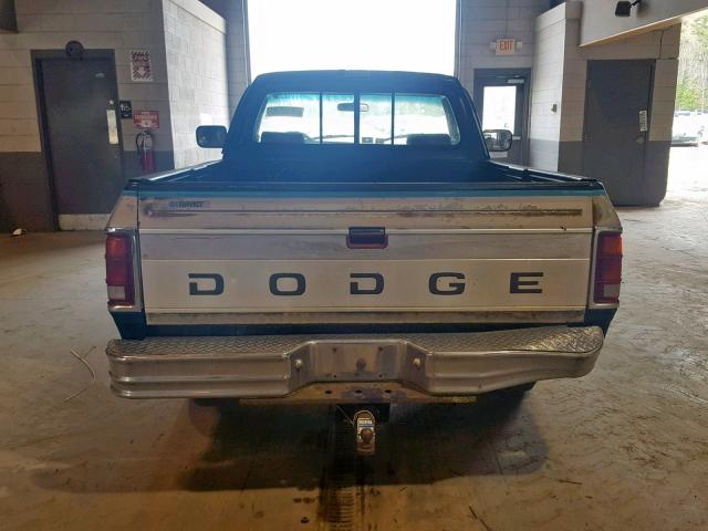 1B7GE16Y3PS199160 - 1993 DODGE D-SERIES D BLUE photo 6