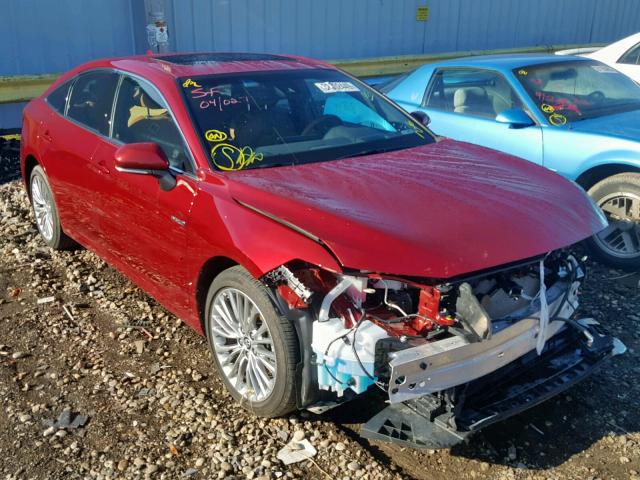 4T1B21FB9KU004766 - 2019 TOYOTA AVALON XLE RED photo 1