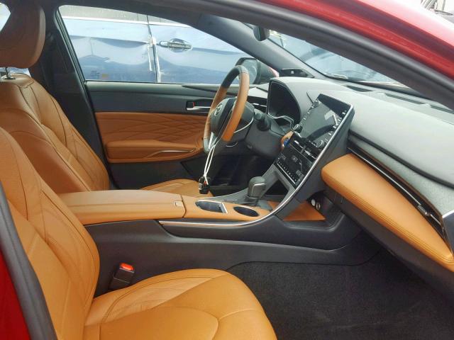 4T1B21FB9KU004766 - 2019 TOYOTA AVALON XLE RED photo 5
