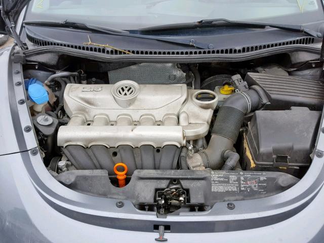 3VWPW21C67M520287 - 2007 VOLKSWAGEN NEW BEETLE ვერცხლისფერი ფოტო 7