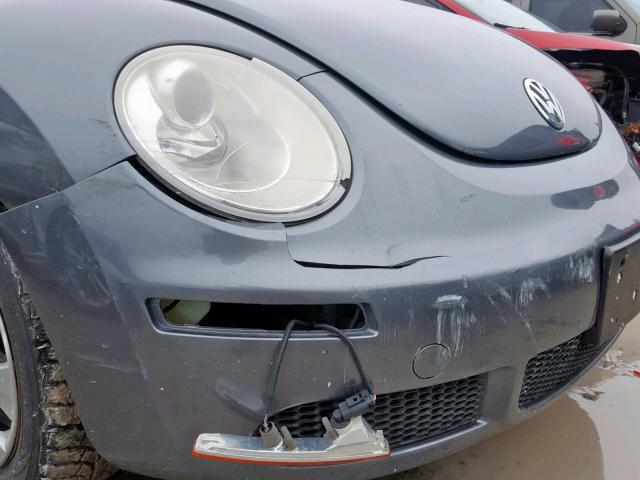 3VWPW21C67M520287 - 2007 VOLKSWAGEN NEW BEETLE ვერცხლისფერი ფოტო 9