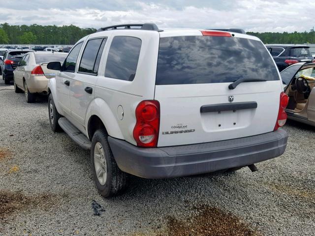 1D4HD38K94F229751 - 2004 DODGE DURANGO ST WHITE photo 3