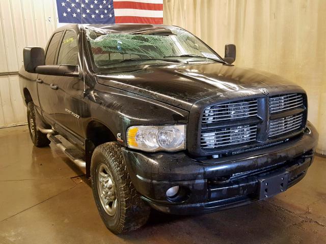 3D7KU28C64G141699 - 2004 DODGE RAM 2500 S BLACK photo 1