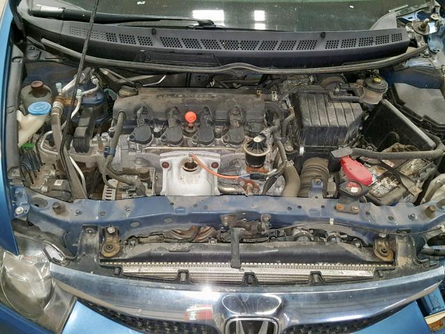 2HGFA16659H504496 - 2009 HONDA CIVIC LX-S 蓝色 照片 7