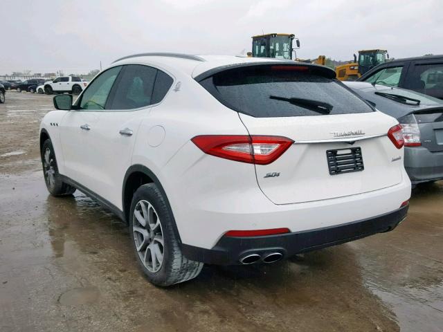 ZN661YUAXJX299335 - 2018 MASERATI LEVANTE S WHITE photo 3