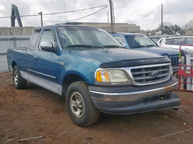 1FTZX172XYNB33704 - 2000 FORD F150 BLUE photo 1