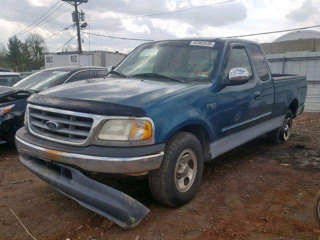 1FTZX172XYNB33704 - 2000 FORD F150 BLUE photo 2